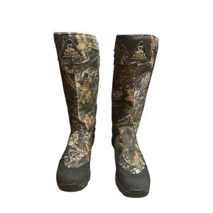 Rocky ProLight 16 Inch Hunting Snake Boots Men's Sz 11 Mossy Oak Camo Waterproof